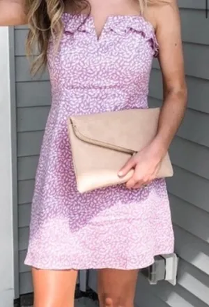 Boutique Purple Sundress Size M thumbnail 1