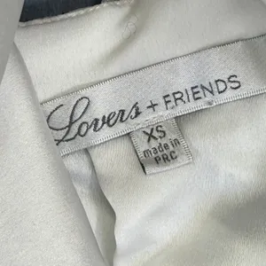 Lovers + Friends White Black Eyelet Lace Fit & Flare Mini Dress XS RN132829 thumbnail 2