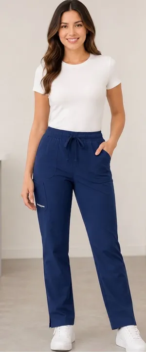 Skechers Navy Straight-Leg Drawstring Pants thumbnail 1