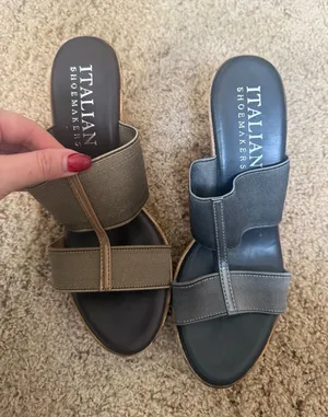 Italian Shoemakers cork heel wedge thumbnail 1