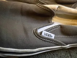 Grey Vans Slip-On Women’s9.5  thumbnail 3
