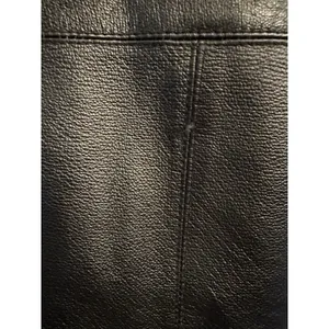 Women’s Black Leather Jacket Blazer Medium Button Up Hipster Retro VTG East 5th thumbnail 5