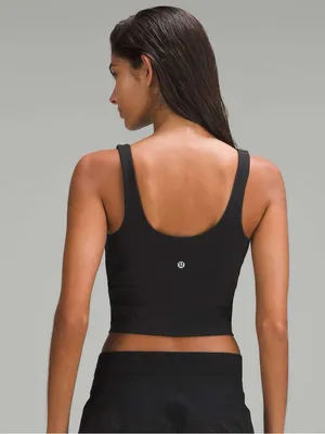 Lululemon align tank top cropped top long line sports bra workout thumbnail 2