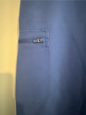 Figs Women's Yola High Rise Slim Scrub Pants in Royal Blue- small thumbnail 3