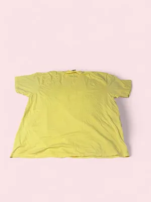 Comfort Colors Yellow 'Lucky' Graphic Tee with Flying Bird thumbnail 2