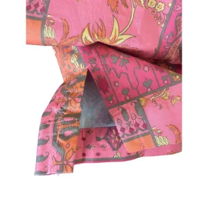 Susan Bristol Pants Women Plus 16 Pink Orange Straight Leg Side Zipper Retro thumbnail 14