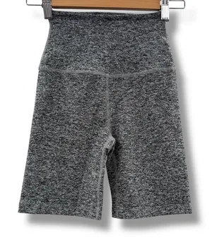Beyond Yoga High Waist Biker Shorts Women’s‎ Sz XS Gray Heathered Stretch Active thumbnail 1