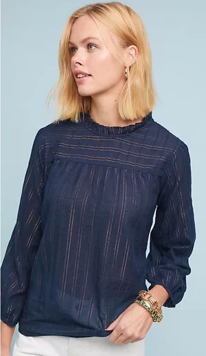 Anthropologie Maeve Reston Blouse thumbnail 3