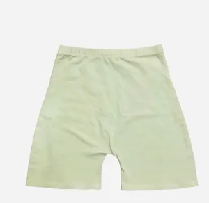 Brandy Melville Pastel Green High Rise Waist Bike Shorts S M L Cotton Comfy thumbnail 4