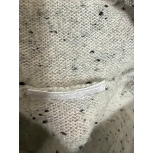 CHARTER CLUB LUXURY CASHMERE Womens M 100% Cashmere Sweater Beige Speckled Black thumbnail 10