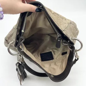 Coach Park Python Hobo Shoulder Bag F24383 Quiet Luxury Statement Elevated‎ Glam thumbnail 11