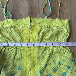 Max‎ Rave Green and Blue Smocked Camisole Top Size S thumbnail 11
