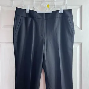 Solid Single Button Crop Blazer And Slant Pocket Tailored Pants (XL 12) thumbnail 9