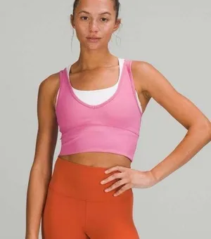 Lululemon Power Pivot Ribbed Tank Top pink Size 4 thumbnail 1
