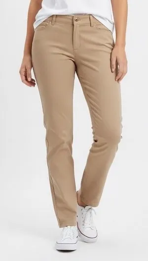 Calvin Klein Women‎ Khaki Straight Leg Pants Size 10 thumbnail 1