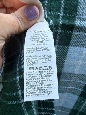 J.CREW Women's Green Gray Plaid Fringe Knit Acrylic Wrap Scarf thumbnail 8