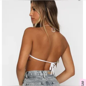 NWT White Fox Boutique Nights with you crop top forest green size Medium thumbnail 2