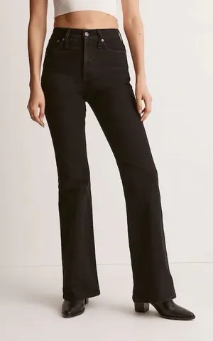 Madewell The Perfect Vintage Flare Jean Sherborn Black‎ Wash Size 31 Minimalist thumbnail 1