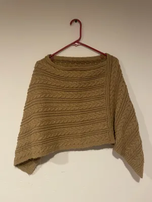 Brown poncho Size M thumbnail 2