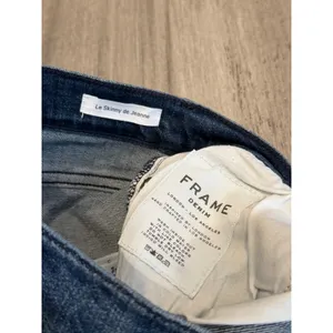 FRAME Granville Skinny Jeans Blue Distressed Low Rise Stretch Womens Size 24 thumbnail 7