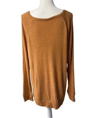Old Navy ribbed long-sleeve sweater, XL, fall, cozy, soft, knit, office, dressy thumbnail 4