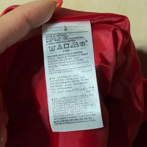 Old Navy Womens Large Long Red Double Breasted Peacoat‎ Trench Coat NWT thumbnail 10