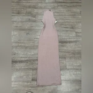 Naked Wardrobe Taupe Maxi Dress thumbnail 3