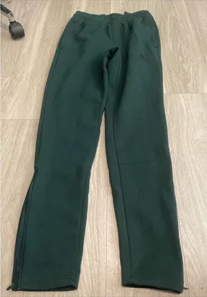 adidas Dark Green Track Pants with Zipper Ankles thumbnail 1