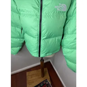 The North Face Nuptse Short‎ Jacket in Chlorophyll Green XL thumbnail 9
