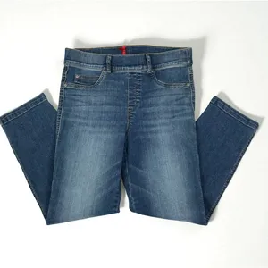 SPANX Ankle Straight PullOn Jeans W's L Vintage Indigo Shaping Comfort Travel thumbnail 7