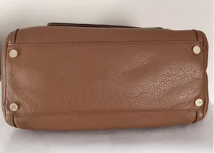 Margo Tan Leather Satchel Bag thumbnail 8