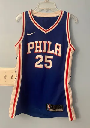 NBA Philadelphia 76ers Ben Simons Jersey thumbnail 1
