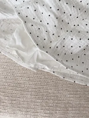 Le lis Polka Dot Ruffle Lined Elastic Waist Skirt NEW thumbnail 3