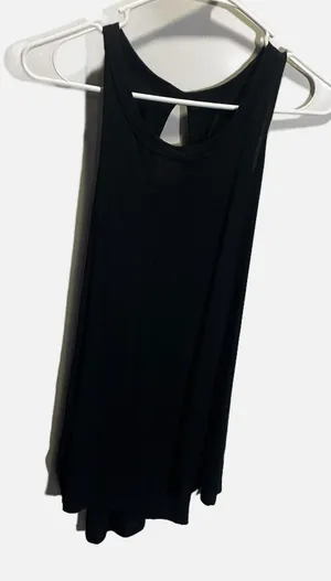 JoyLab Women Black‎ Twisted Racerback Keyhole Activewear Tank Top Small thumbnail 1