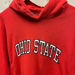 Steve & Barrys Red Ohio State Embroidered Sweatshirt Medium Y2K College Small S thumbnail 4