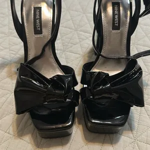 New without box Nine West Wn Rippa 3 Womens Patent Ankle Strap Platform Sandals thumbnail 5