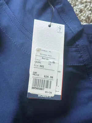 Skechers Navy blue scrub pants thumbnail 2