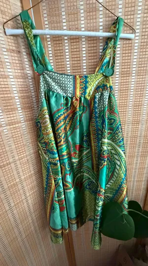 Vintage babydoll dress Green Size M thumbnail 1
