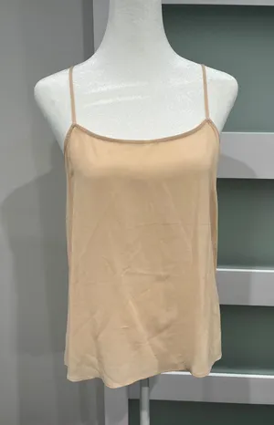 Equipment Femme Silk Camisole Top XS Neutral Beige Adjustable‎ Straps thumbnail 1