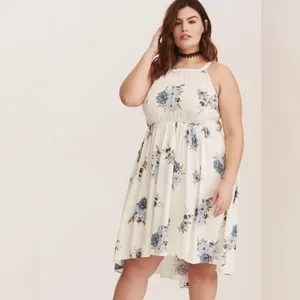 Torrid High Low Challis Floral Dress NWT 1 thumbnail 3