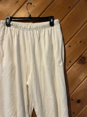 Free people movement oversized tofu white jogger sweatpants thumbnail 5