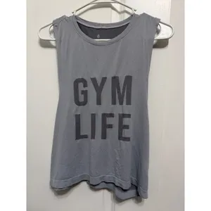 Spiritual‎ Gangster Gym Life Muscle Tank Top Blue Mineral Wash M/L thumbnail 2