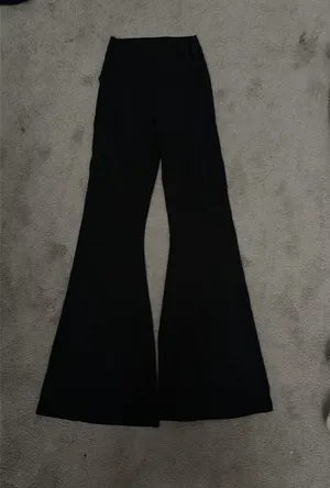 OFFLINE by Aerie Crossover Leggings Flare Black thumbnail 1
