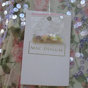 Mac Duggal 93788 Floral Beaded Sequin Midi Dress White Multi Size 16 thumbnail 12