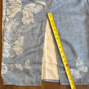 ❤️Butterfly Print Denim Skirt thumbnail 13