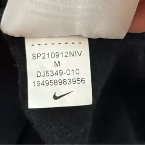 Nike Fitted Womens Black Dress‎ Swoosh SZ Medium Tight Fit Athleisure Streetwear thumbnail 4