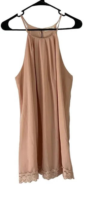 Anthropologie Monteau Women's Size Small Blush‎ Pink Cami Tunic Top thumbnail 1