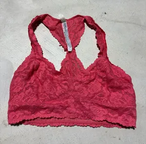 Free people intimately Lace Racerback Bralette coral small thumbnail 1