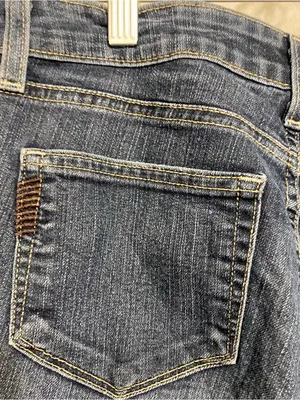 Paige Womens Size 28 31x29 31” Peg Skinny Jeans Blue Denim Cigarette Slim Leg Ma thumbnail 7