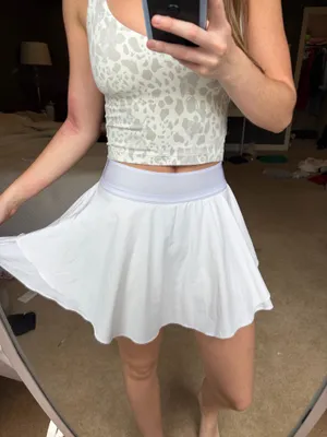 Lululemon Court Rival High-Rise Skirt White thumbnail 1